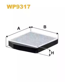WIX FILTERS wp9317 -  Фильтр воздуха в салоне